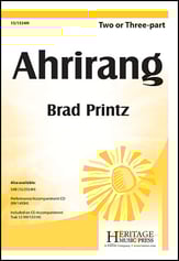 Ahrirang Two-Part choral sheet music cover